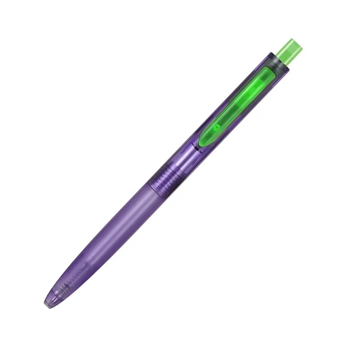خودکار ژله ای 0.5 فشاری بدنه بنفش W-0154A2 مشکی سری سایلنت اسپیس آپ رایتک