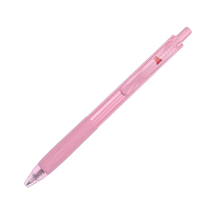 خودکار ژله ای 0.7 فشاری بدنه صورتی W-0162 مشکی سری ریکابو رایتک