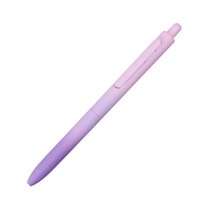 خودکار ژله ای 0.5 فشاری بدنه بنفش W-0152 مشکی سری اسپیس آپ آرورا رایتک