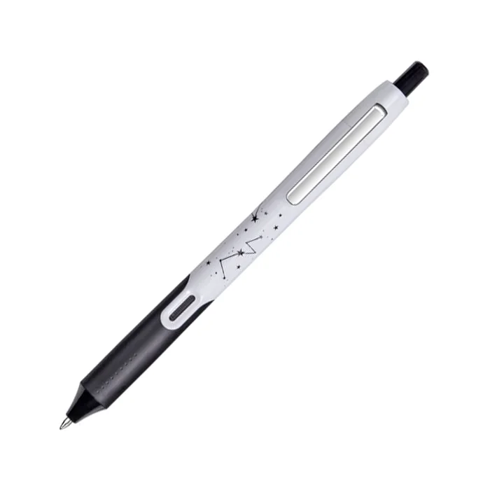 روان نویس 0.5 فشاری بدنه سفید W-994 مشکی سری سایلنت کهکشان رایتک