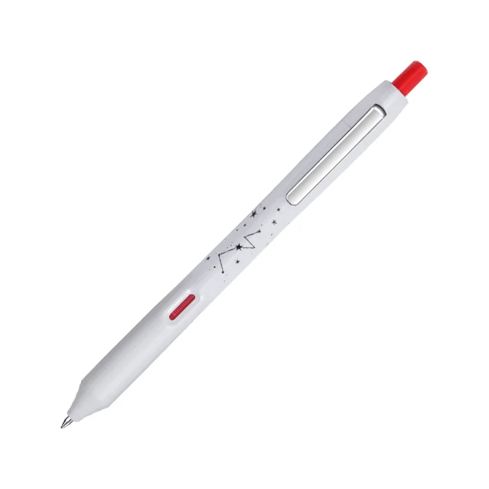 روان نویس 0.5 فشاری بدنه سفید W-994 قرمز سری سایلنت کهکشان رایتک