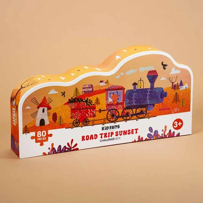 پازل 80 عددی 25*59 سانت سری غروب آفتاب سفر جاده ای KS2446 جعبه چالش کید فنس پازل 80 عددی 25*59 سانت سری غروب آفتاب سفر جاده ای KS2446 جعبه چالش کید فنس
