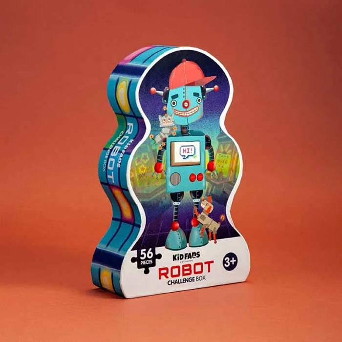 پازل 56 عددی 31*42 سانت سری ربات KS2444 جعبه چالش کید فنس پازل 56 عددی 31*42 سانت سری ربات KS2444 جعبه چالش کید فنس