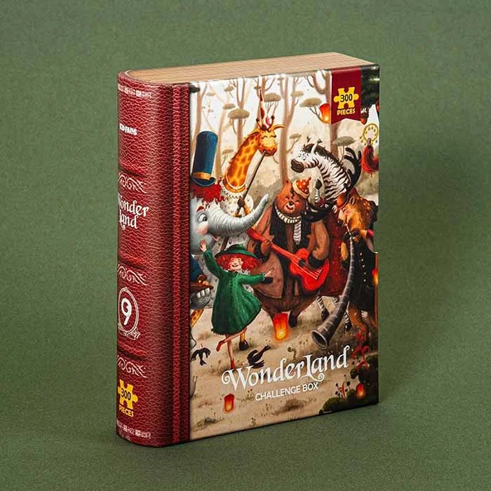پازل 300 عددی 30*40 سانت سری سرزمین عجایب 9 KS2422 جعبه چالش کید فنس پازل 300 عددی 30*40 سانت سری سرزمین عجایب 9 KS2422 جعبه چالش کید فنس