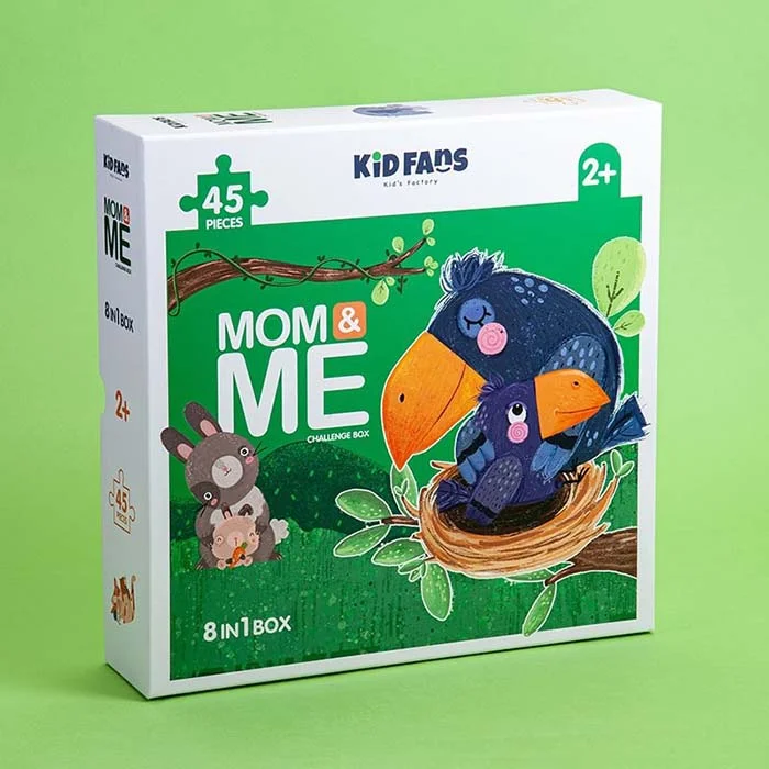 پازل 45 عددی 1&8 سری مادر و من KS2435 جعبه چالش کید فنس پازل 45 عددی 1&8 سری مادر و من KS2435 جعبه چالش کید فنس