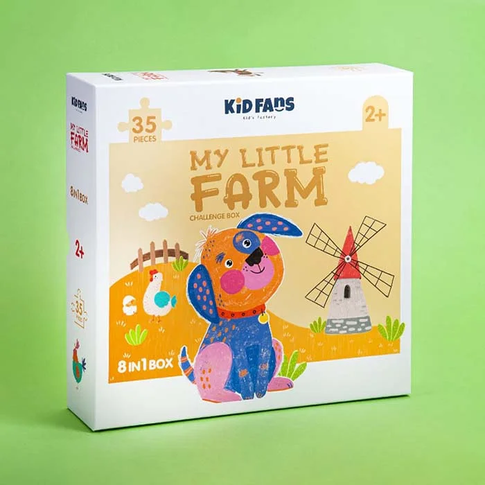 پازل 35 عددی 1&8 سری مزرعه کوچک من KS2436 جعبه چالش کید فنس پازل 35 عددی 1&8 سری مزرعه کوچک من KS2436 جعبه چالش کید فنس