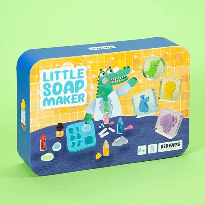 ست صابون ساز کوچک جعبه آبی KS2416 کید فنس ست صابون ساز کوچک جعبه آبی KS2416 کید فنس