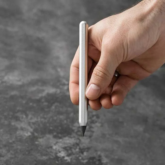 قلم ایون آلومینیومی Comet Grey کد 200355 استیل فرم