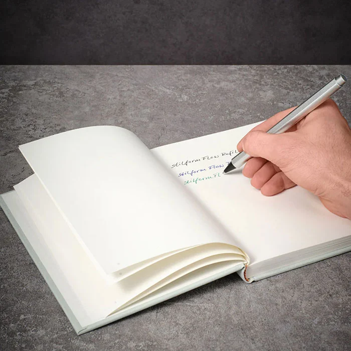 روان نویس آلومینیومی فلو Comet Grey کد 200544 استیل فرم