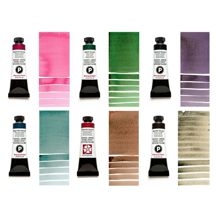 آبرنگ تیوپی 6 عددی 5 میل 285610006 رنگ های فلزی اکسترافاین دنیل اسمیت