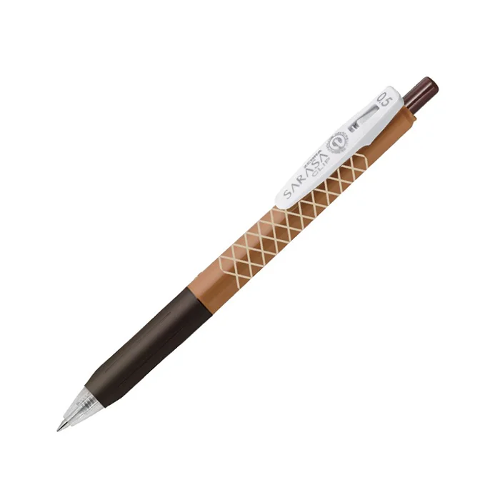 روان نویس 0.5 فشاری Brown سری بستنی کلیپ ساراسا زبرا