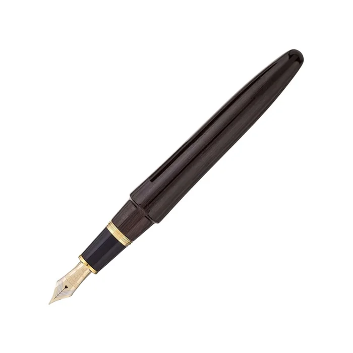 خودنویس نوک طلا 18 عیار بدنه چوبی براق ایزومو تاگایاسان Izumo Tagayasan Plz-50000T کد 21 پلاتینوم
