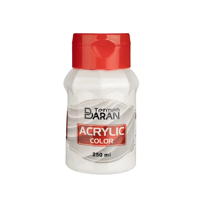 رنگ اکریلیک 250 میل Titanium White ترمه باران