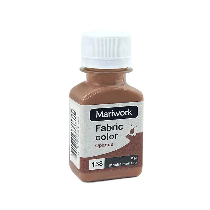 رنگ پارچه 60 میل موکا کد 138 ماری ورک