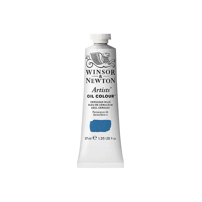 رنگ روغن آرتیست 37 میل Cerulean Blue کد 137 سری 4 وینزور