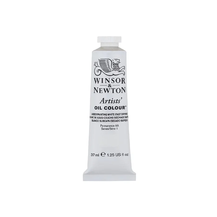 رنگ روغن آرتیست 37 میل Underpainting White (Fast Drying) کد 674 سری 1 وینزور