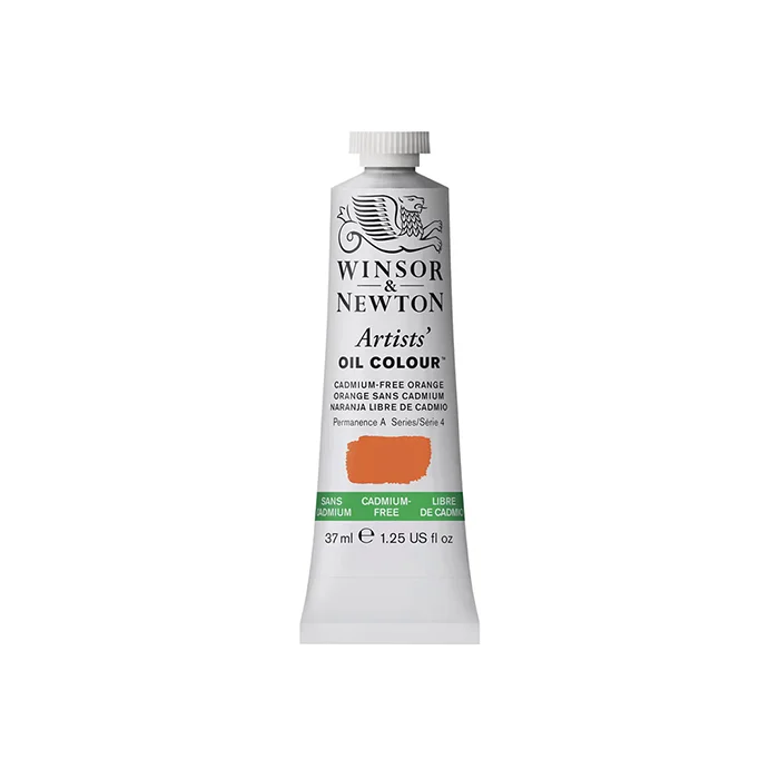 رنگ روغن آرتیست 37 میل Cadmium Free Orange کد 899 سری 4 وینزور