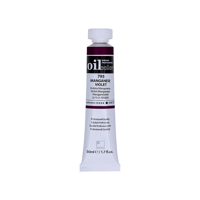 رنگ روغن 50 میل Manganese Violet کد 795 سری E شین هان