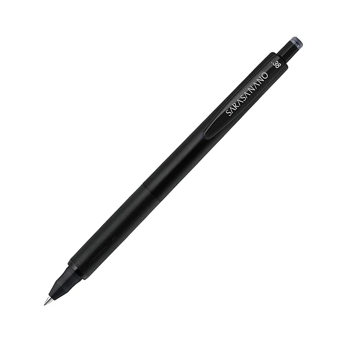 روان نویس 0.38 فشاری فلزی بدنه مشکی Black سری مونوکروم کلیپ ساراسا زبرا