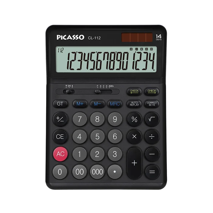 ماشین حساب رومیزی 14 رقمی CL-112 چک کن دار پیکاسو