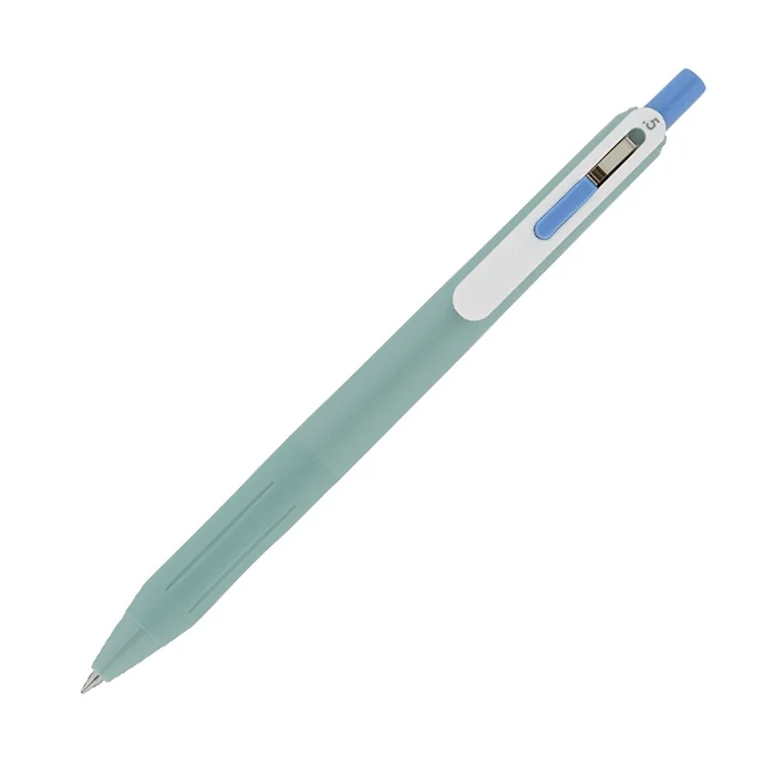 روان نویس 0.5 فشاری بدنه سبز آبی مات Blue ساراسا زبرا