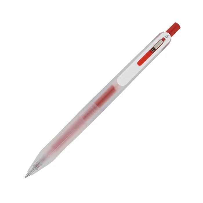 روان نویس 0.5 فشاری بدنه بیرنگ مات Red ساراسا زبرا