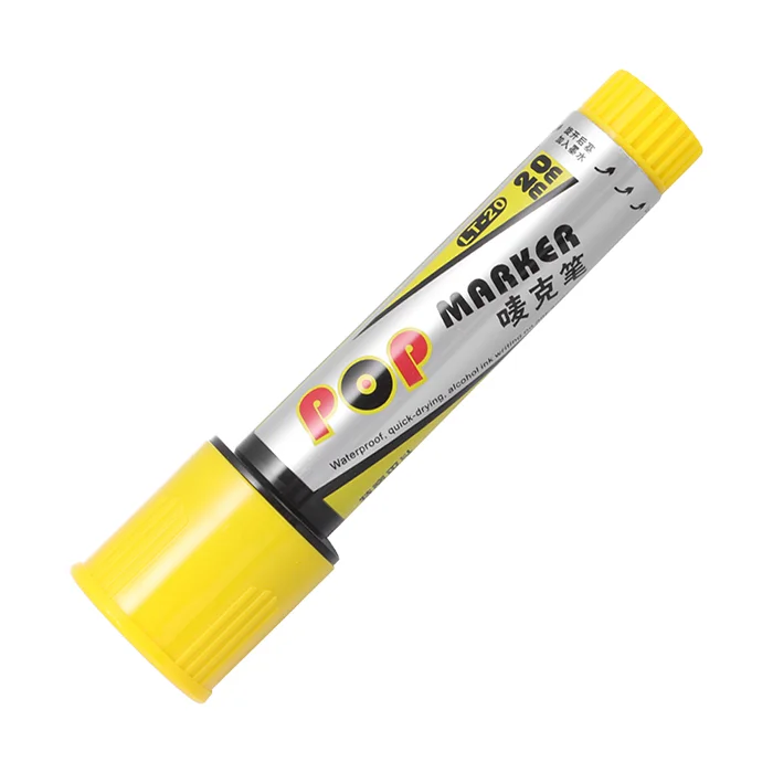 ماژیک کالیگرافی 20 میل شارژی زرد LT-20 پاپ لتو