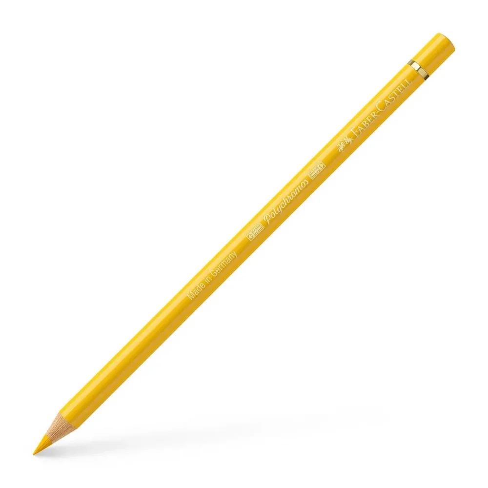 مداد رنگی Dark Cadmium Yellow کد 108 پلی کروموس فابرکاستل