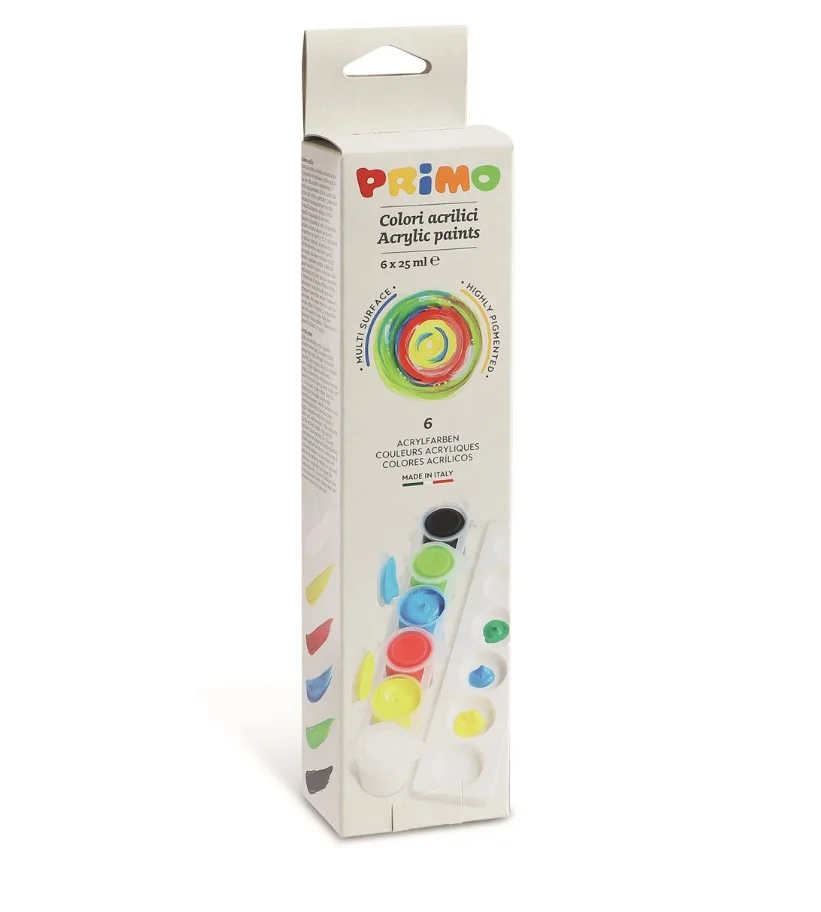 اکریلیک کودک 6 عددی 25 میل 408TA6 پریمو اکریلیک کودک 6 عددی 25 میل 408TA6 پریمو