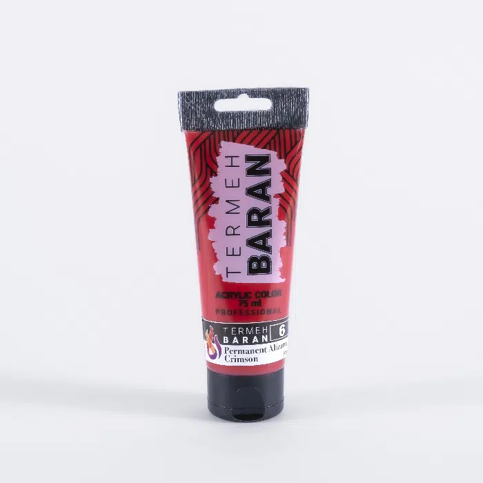 اکریلیک 75 میل Permanent Alizarin Crimson کد 6 باران اکریلیک 75 میل Permanent Alizarin Crimson کد 6 باران