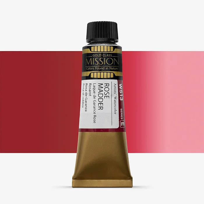 آبرنگ تیوپی 15 میل Rose Madder کد W 513 سری E میشن آبرنگ تیوپی 15 میل Rose Madder کد W 513 سری E میشن