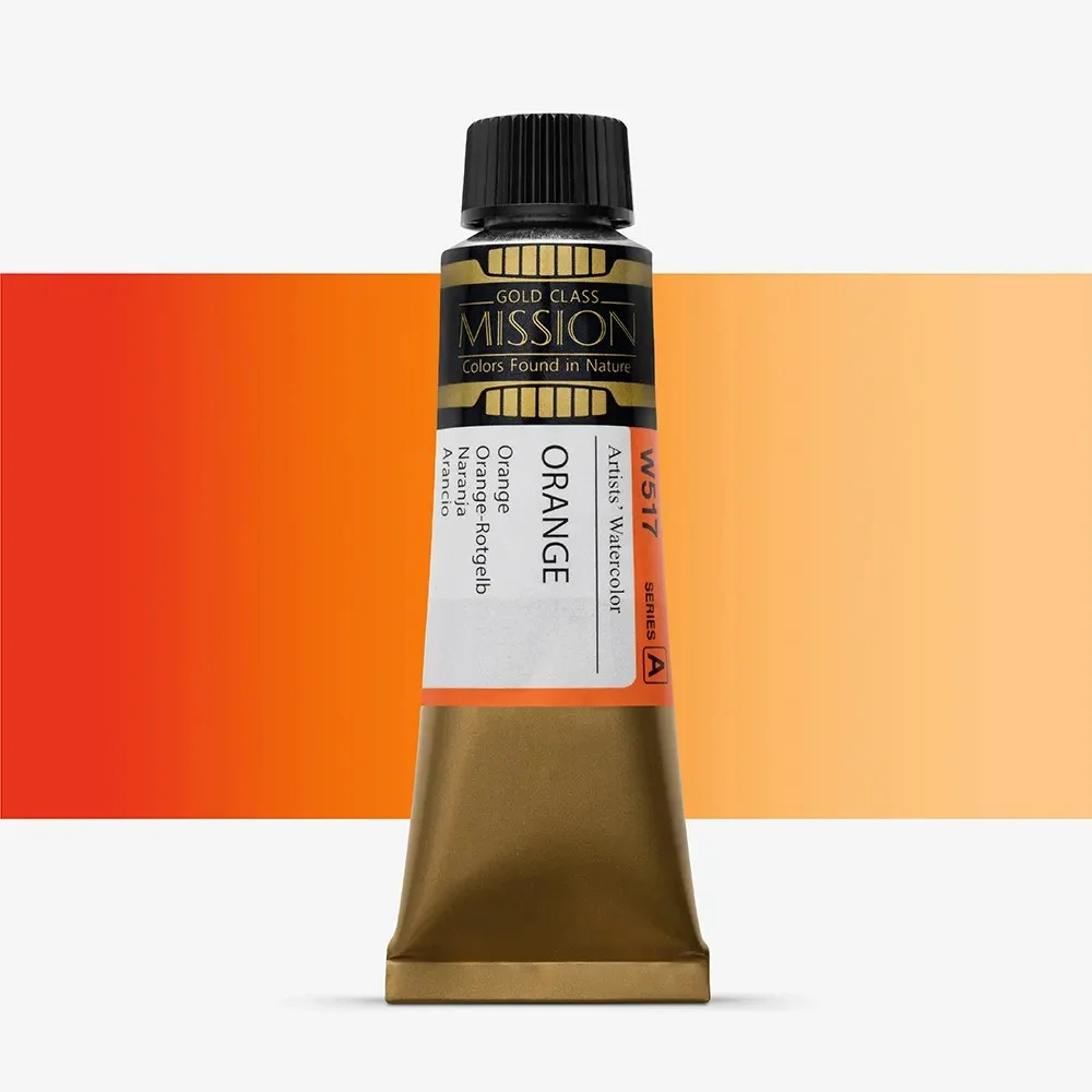 آبرنگ تیوپی 15 میل Orange کد W 517 سری A میشن آبرنگ تیوپی 15 میل Orange کد W 517 سری A میشن