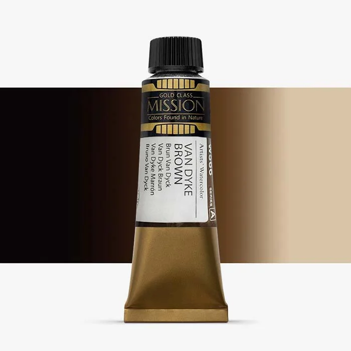 آبرنگ تیوپی 15 میل Van Dyke Brown کد W 566 سری A میشن آبرنگ تیوپی 15 میل Van Dyke Brown کد W 566 سری A میشن