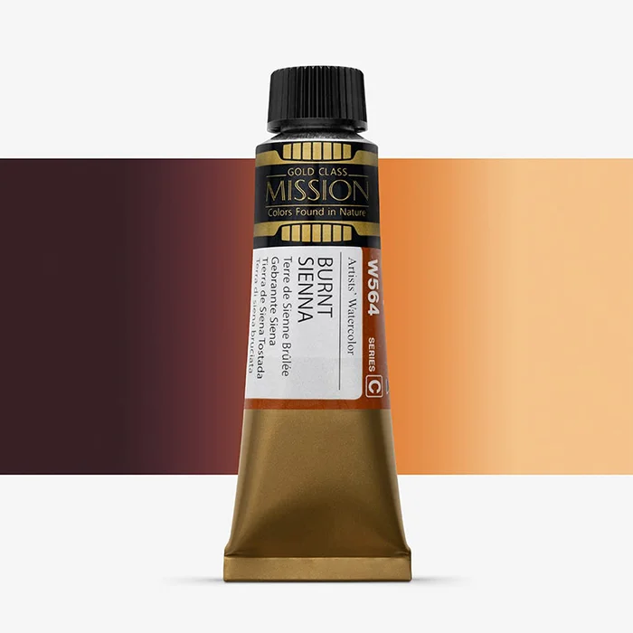 آبرنگ تیوپی 15 میل Burnt Sienna کد W 564 سری C میشن آبرنگ تیوپی 15 میل Burnt Sienna کد W 564 سری C میشن