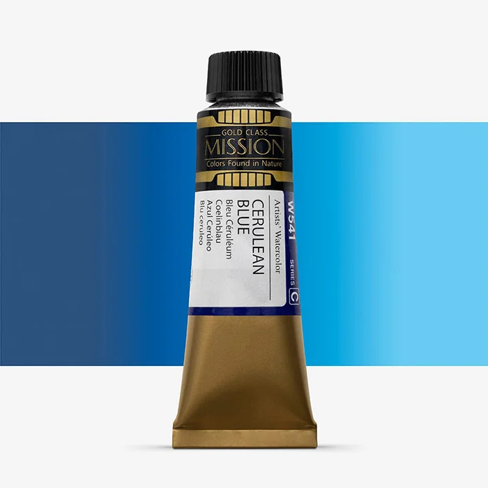 آبرنگ تیوپی 15 میل Cerulean Blue کد W 541 سری C میشن آبرنگ تیوپی 15 میل Cerulean Blue کد W 541 سری C میشن