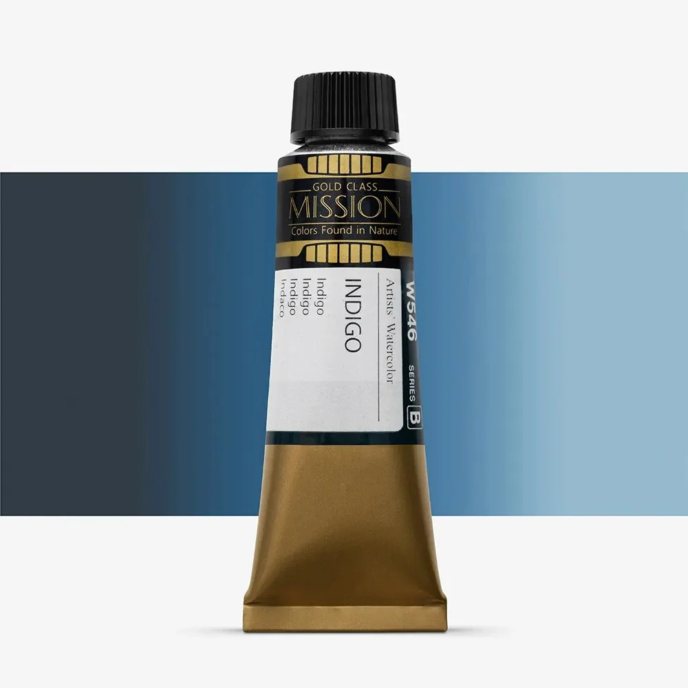 آبرنگ تیوپی 15 میل Indigo کد W 546 سری B میشن آبرنگ تیوپی 15 میل Indigo کد W 546 سری B میشن