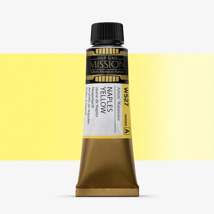آبرنگ تیوپی 15 میل Naples Yellow کد W 527 سری A میشن آبرنگ تیوپی 15 میل Naples Yellow کد W 527 سری A میشن