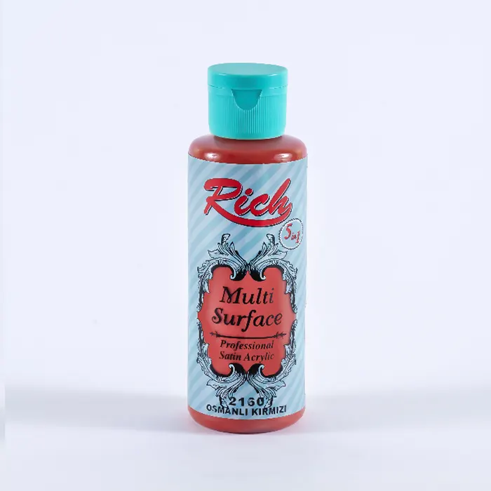 رنگ اکریلیک 120 میل Ottoman Red کد 2160 مولتی سرفیس ریچ رنگ اکریلیک 120 میل Ottoman Red کد 2160 مولتی سرفیس ریچ