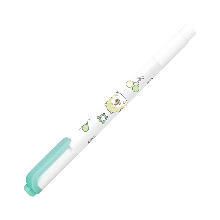 ماژیک علامت زن 2 سر Mind Blue Green سری حیوانات خوابالو میدلاینر زبرا