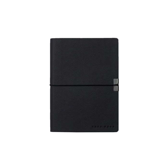 دفتر جلد نرم بدون خط Dark Blue A6 کد HNM704N هوگوباس