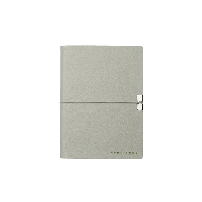 دفتر جلد نرم بدون خط Light Grey A6 کد HNM704K هوگوباس