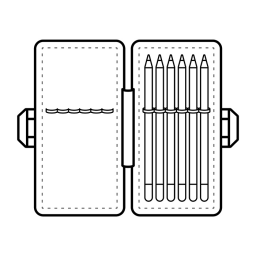 کیف مداد رنگی