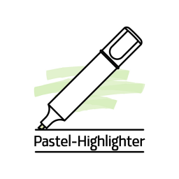 ماژیک هایلایت پاستلی